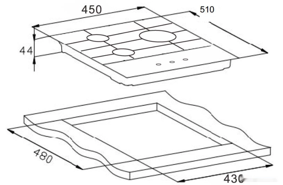 Варочная панель Weissgauff HGG 451 BGh Nano Glass