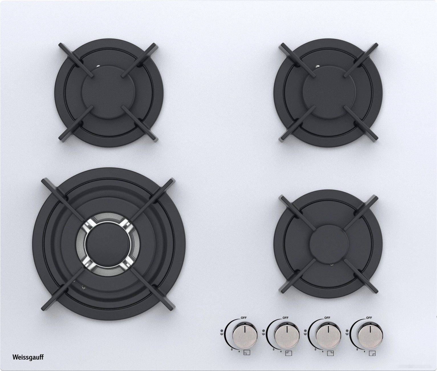 Варочная панель Weissgauff HGG 640 WG Nano Glass