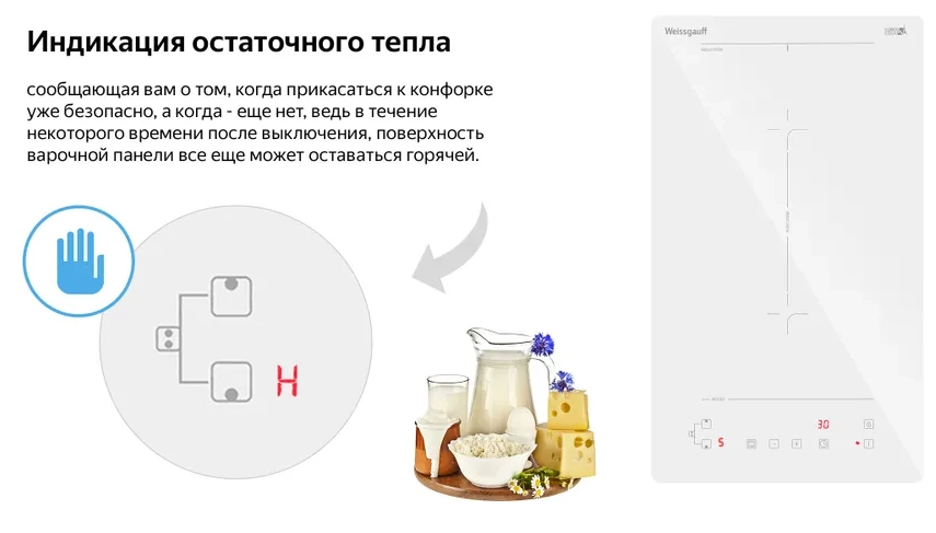 Варочная панель Weissgauff HI 32 WFZC