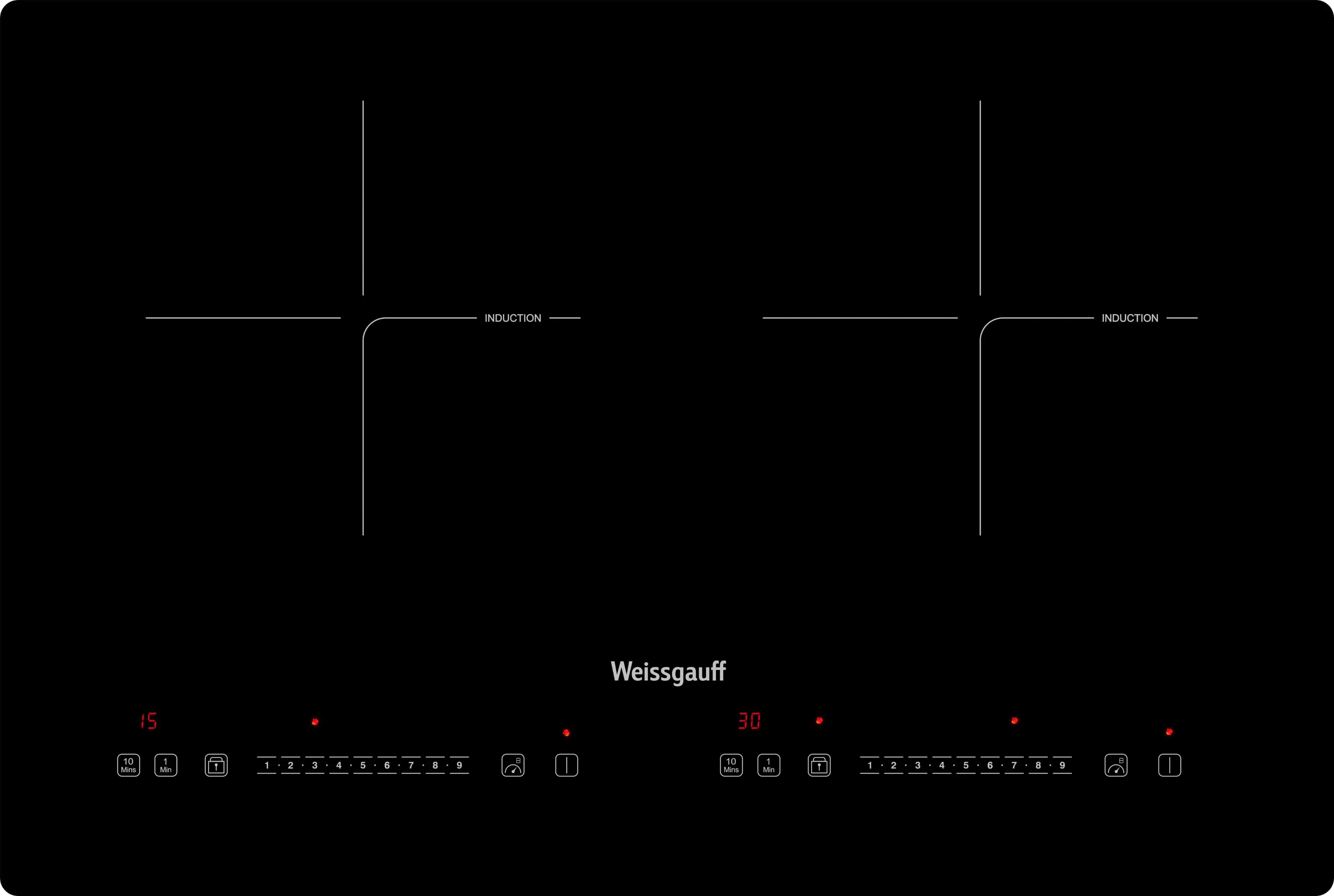 Варочная панель Weissgauff HI 412 H