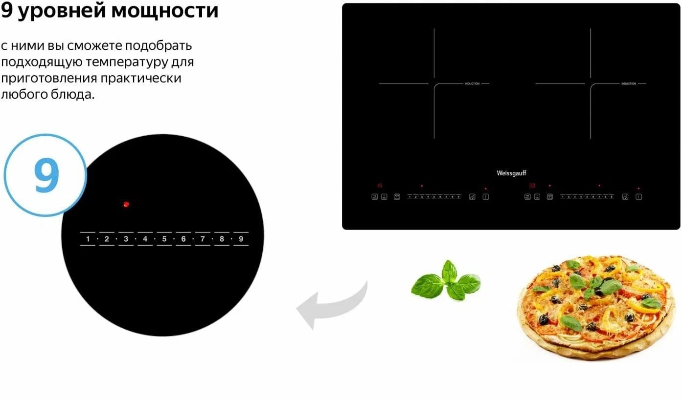 Варочная панель Weissgauff HI 412 H