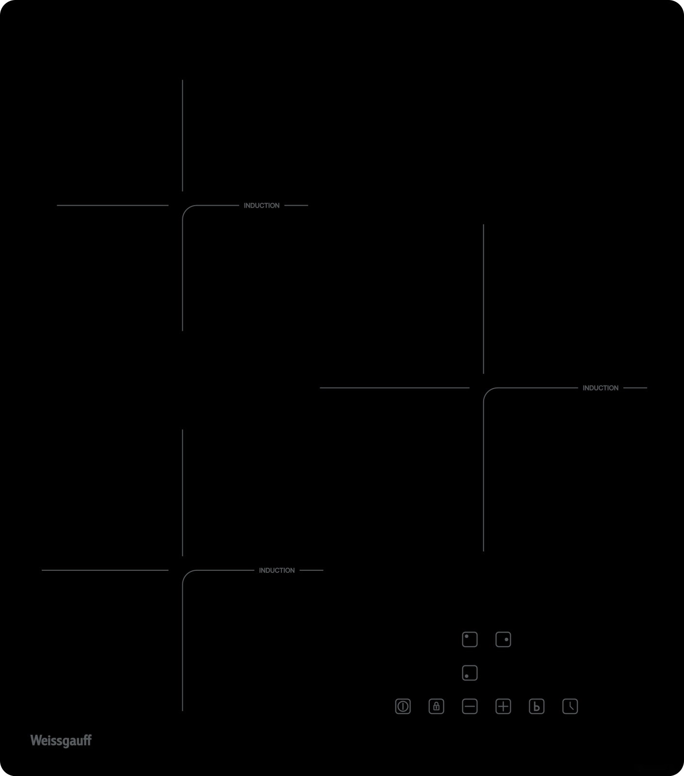 Варочная панель Weissgauff HI 430 BA Cross