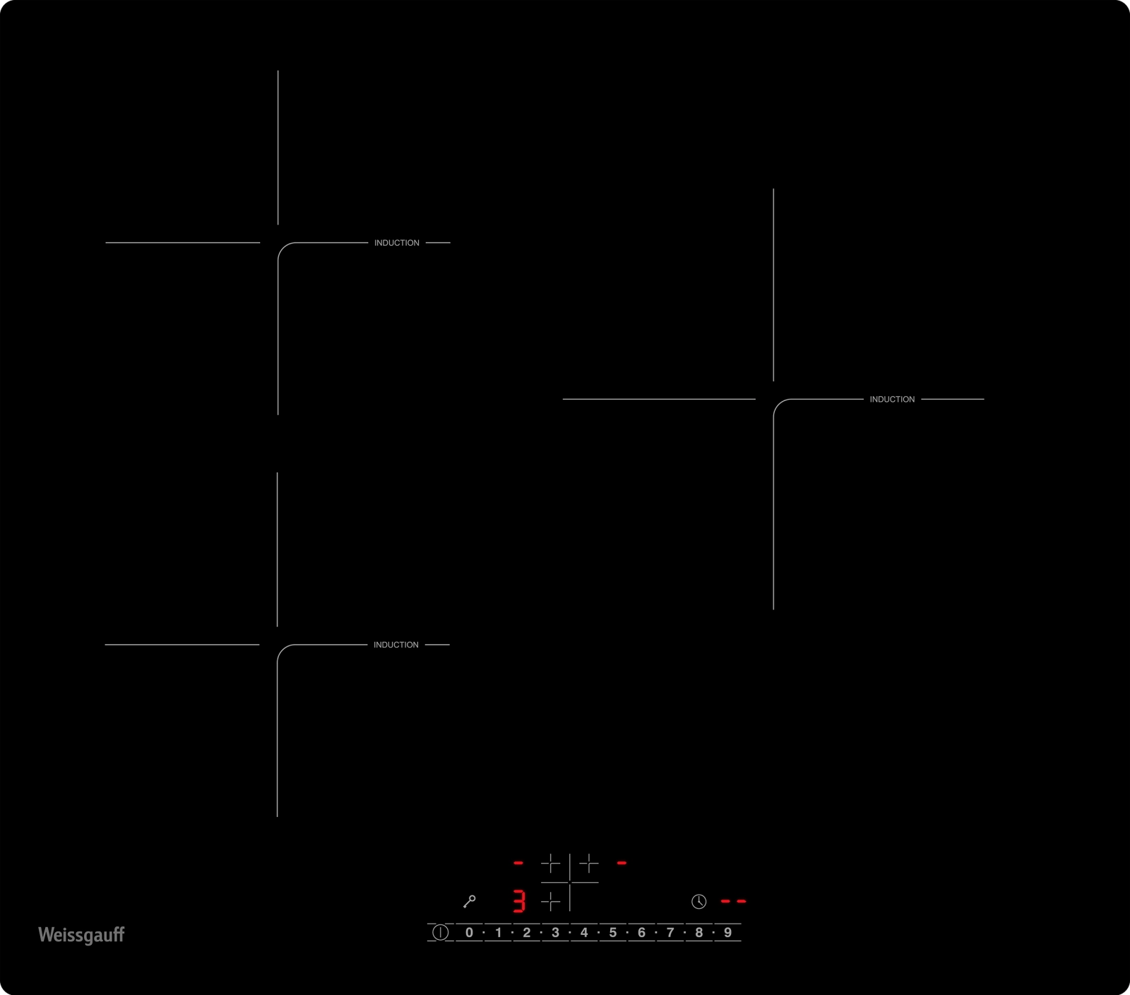 Варочная панель Weissgauff HI 630 BSC