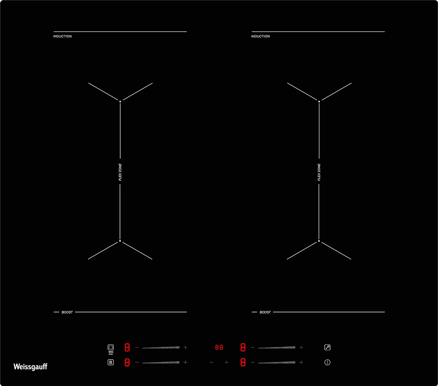 Варочная панель Weissgauff HI 642 BYC