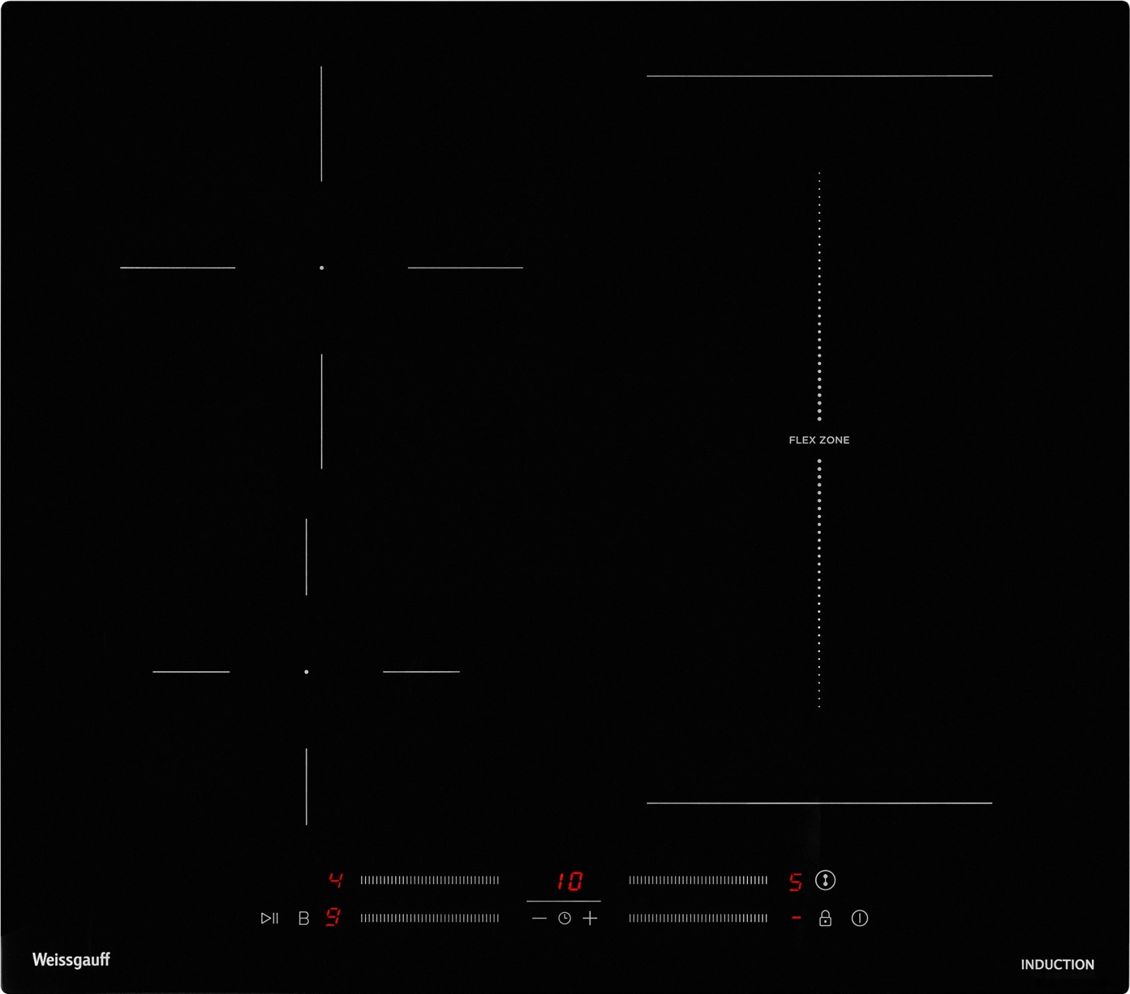 Варочная панель Weissgauff HI 643 BSCM Flex