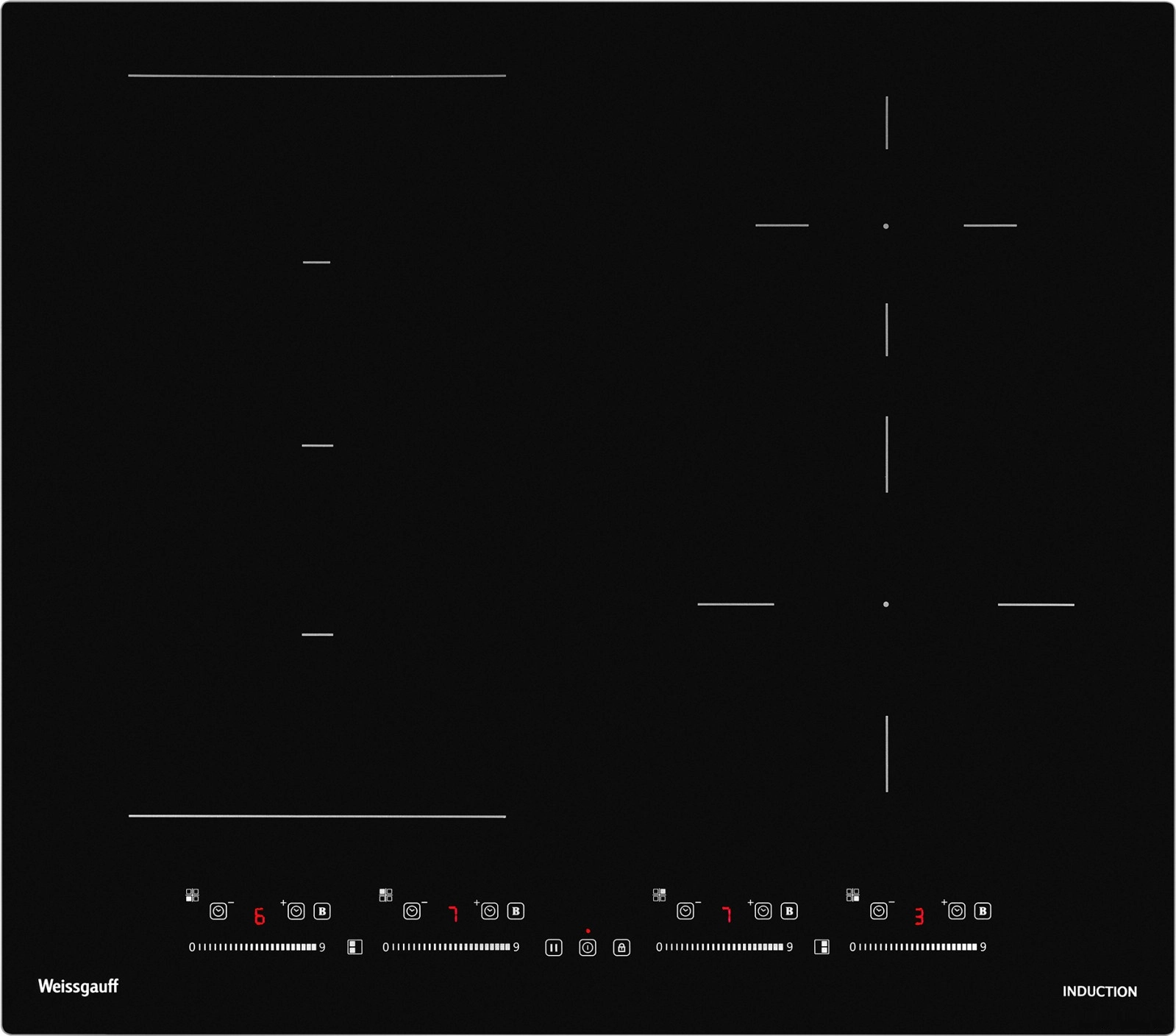 Варочная панель Weissgauff HI 645 Flex Premium