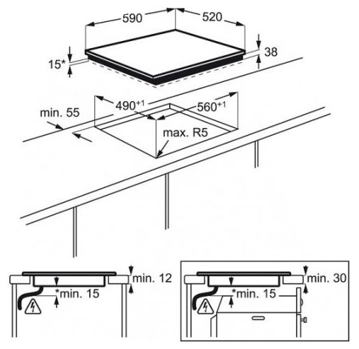 Варочная панель Zanussi CKZ 6450 KF