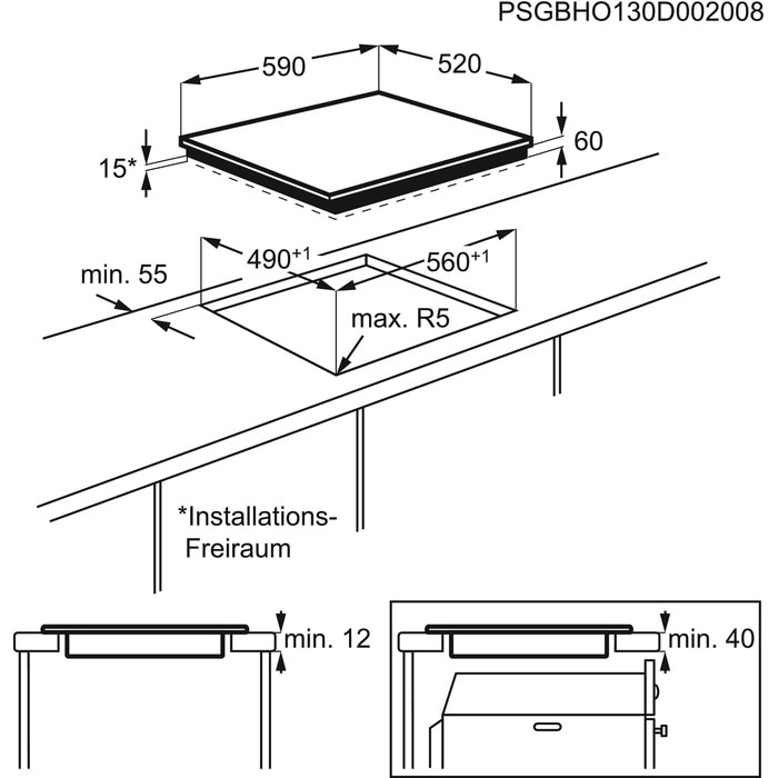 Варочная панель Zanussi ZEI 5680 FB