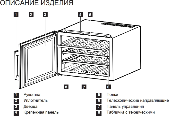 Винный шкаф Electrolux ERW0670A