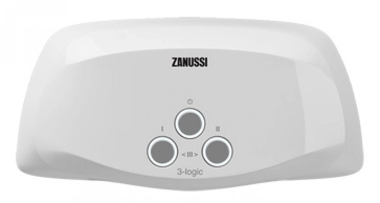 Водонагреватель проточный Zanussi 3-logic 6,5 TS (душ+кран)