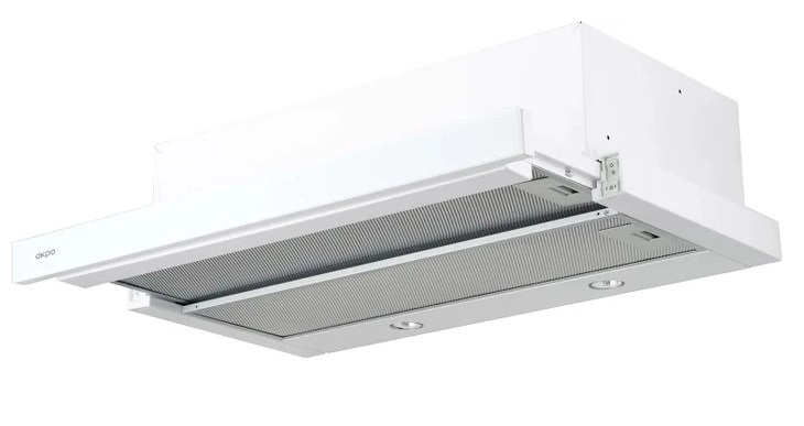 Вытяжка AKPO Light Eco Glass Twin 60 WK-7 Т-300 (белый)