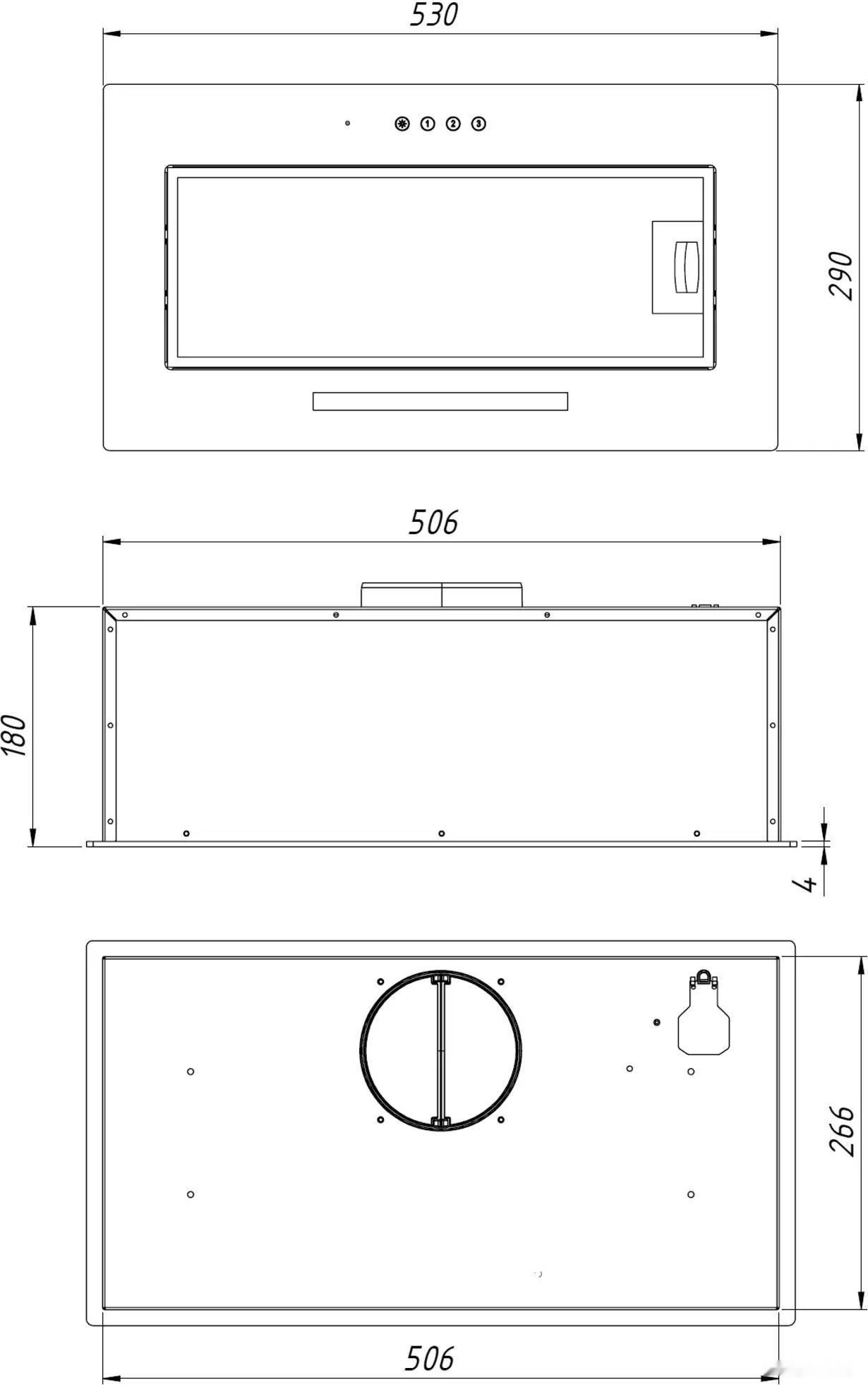 Кухонная вытяжка AKPO Mio 60 WK-11 (черный)