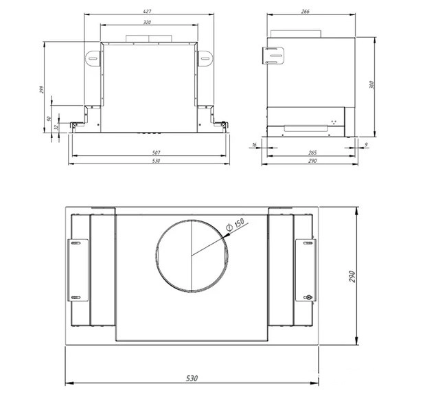 Вытяжка AKPO Neva Glass Eco 80 WK-4 (белое стекло/белый)