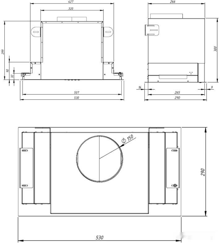 Кухонная вытяжка AKPO Neva Glass Eco 80 WK-4 (белый/нержавеющая сталь)