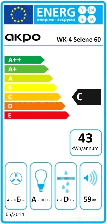 Кухонная вытяжка AKPO Selene eco 60 WK-4 (белый)