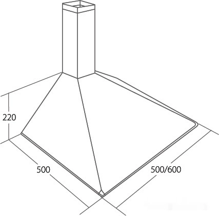 Кухонная вытяжка AKPO Soft 50 WK-5 (нержавеющая сталь)