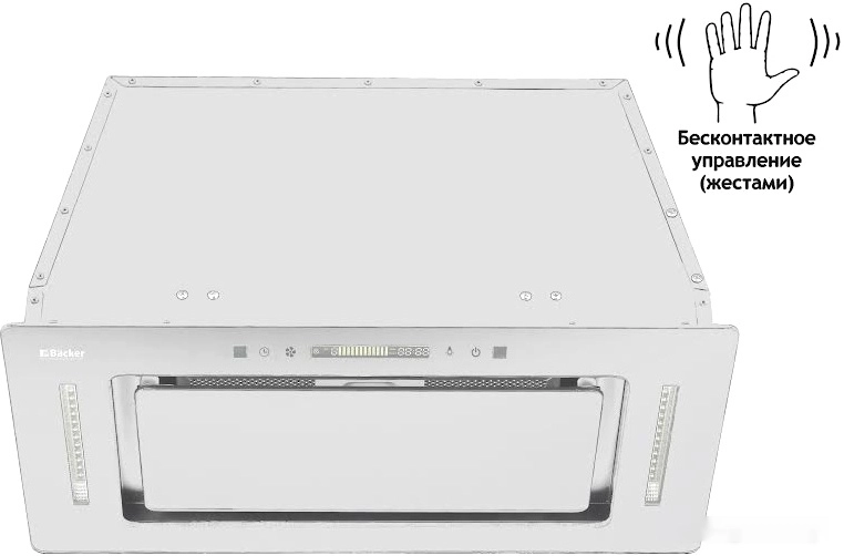 Кухонная вытяжка Backer BH54MC-18F12K-White