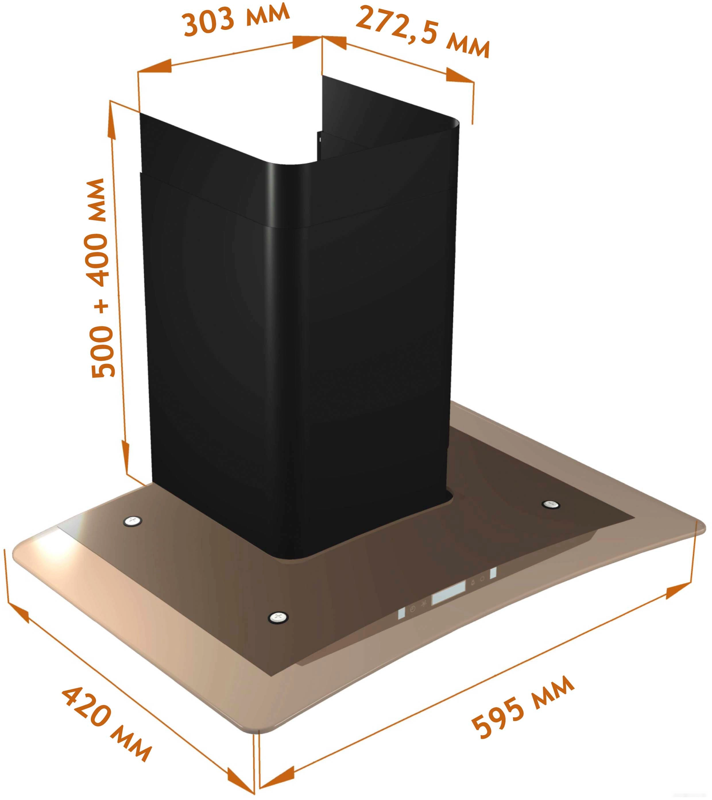 Вытяжка Backer QD60E-MC BG 12K