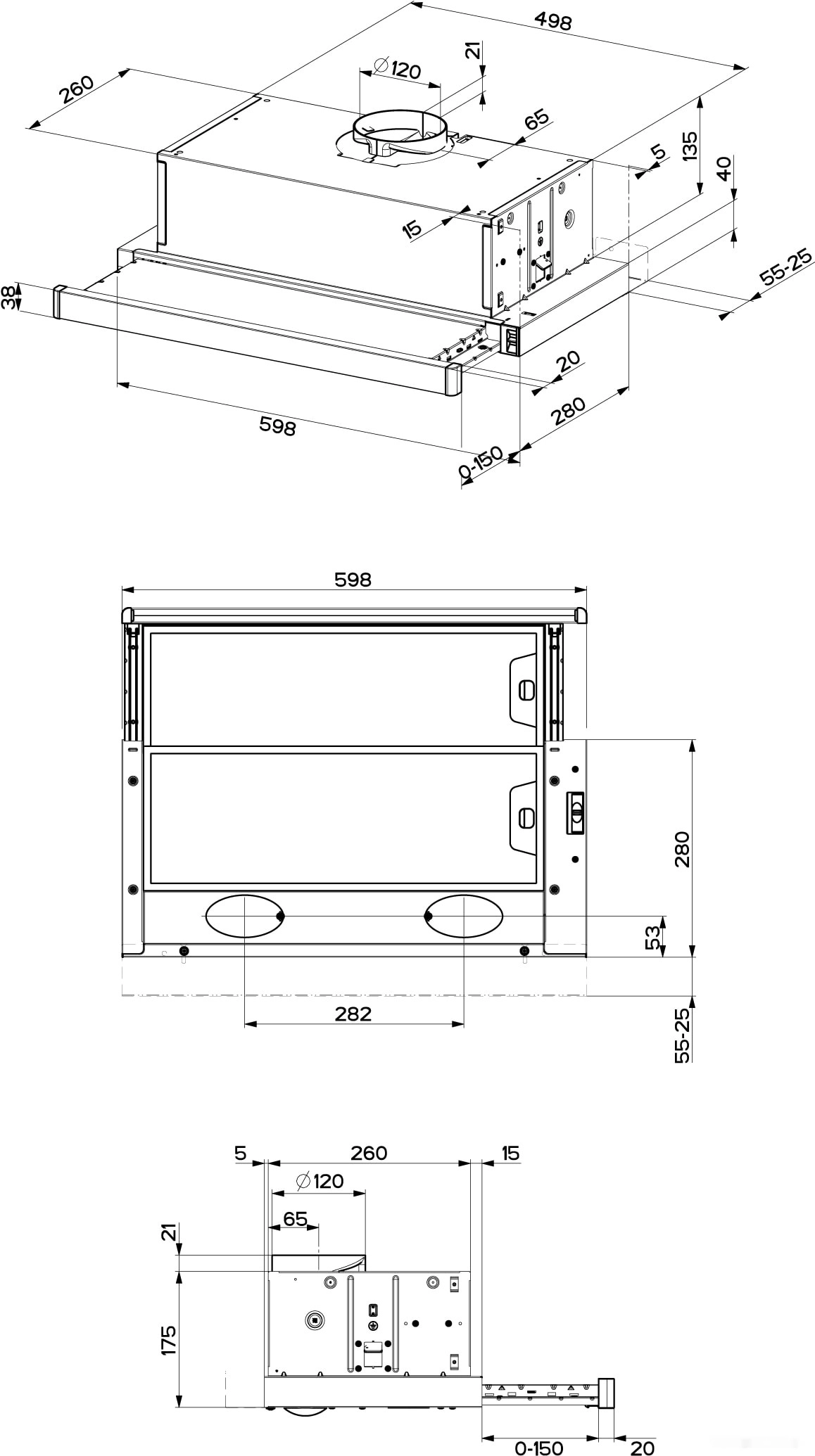 Кухонная вытяжка Beko HNT 61210 X