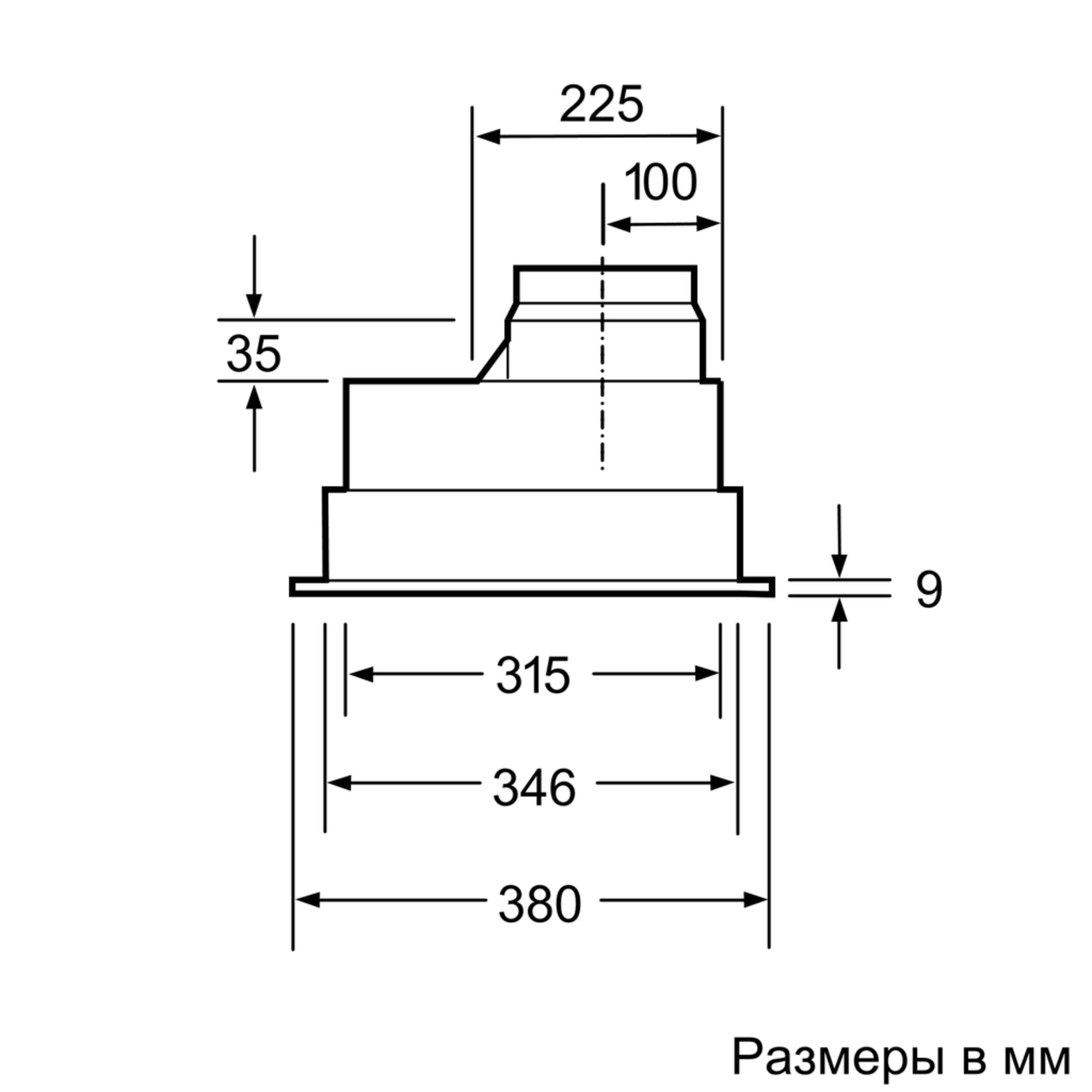 Вытяжка Bosch DHL555BL