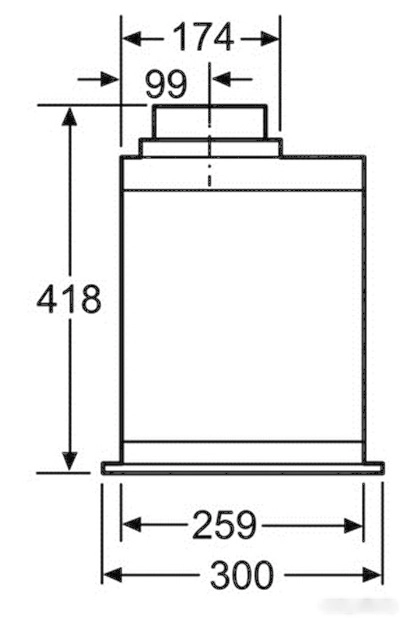 Кухонная вытяжка Bosch DHL575C