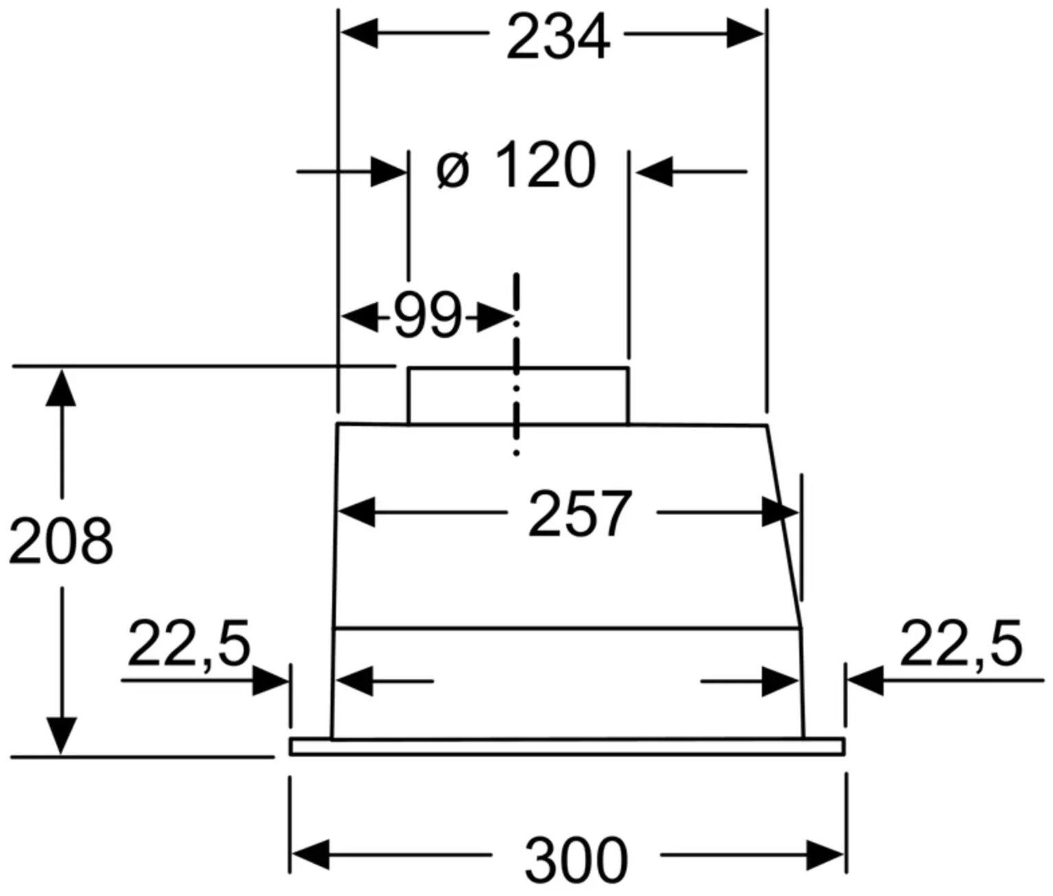 Кухонная вытяжка Bosch DLN53AA70