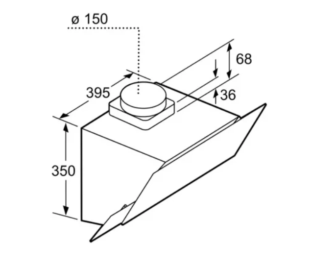 Вытяжка Bosch DWK065G60