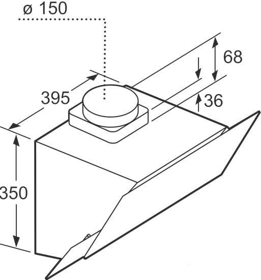 Вытяжка Bosch DWK65AJ80R