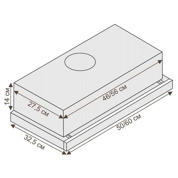 Вытяжка Ciarko SL-S II 50 черный