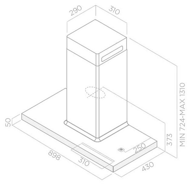Вытяжка Elica BIO WH/A/90