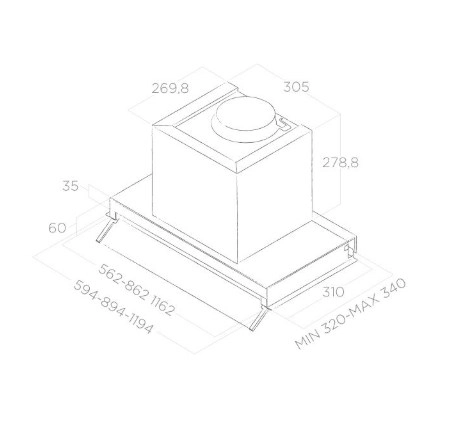 Вытяжка Elica BOX IN PLUS IXGL/A/120