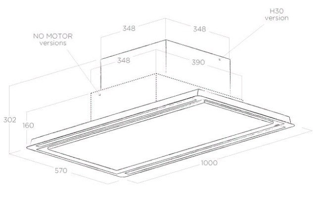 Вытяжка Elica HILIGHTH30WH/A/100