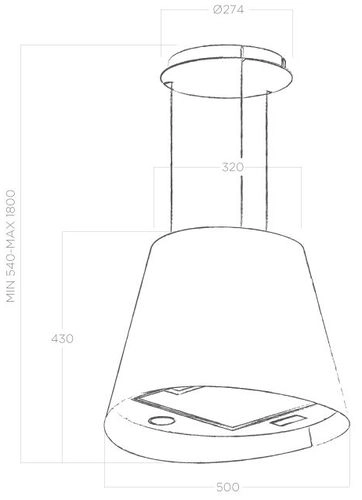 Вытяжка Elica JUNO URBAN ZINC/F/50