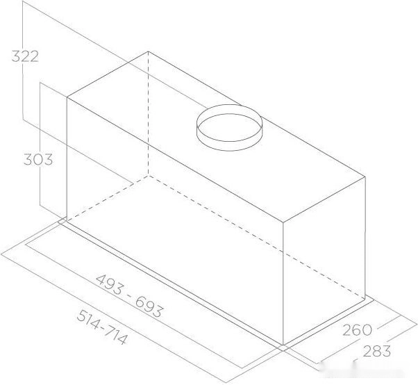 Вытяжка Elica Lane Sensor IX/A/72 PRF0188201