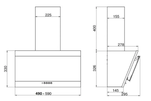 Вытяжка Elikor Титан 50П-430-К3Д (белый)