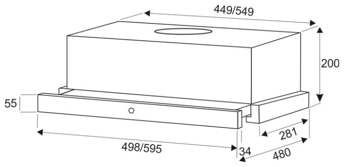 Вытяжка Exiteq EX-1136