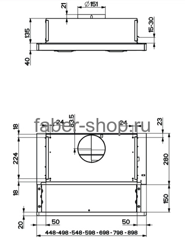 Вытяжка Faber Flox IX A60