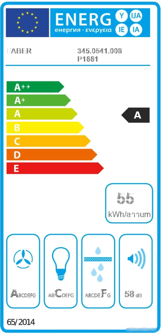 Кухонная вытяжка Faber Glow Plus WH