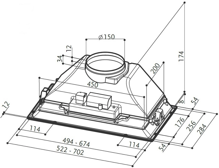 Вытяжка Faber Inca Smart HC X A 70