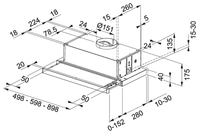 Вытяжка Franke Flexa FTC 632L BK