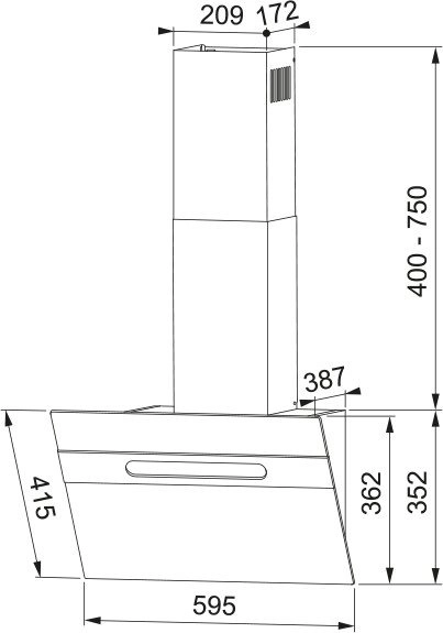 Вытяжка Franke Sterling WH 60 330.0702.956