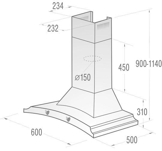 Вытяжка Gorenje DK63MCLB