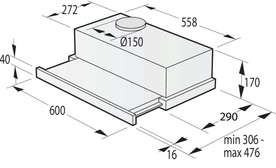 Вытяжка Gorenje TH62E3X