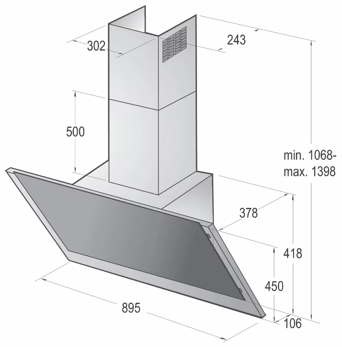 Вытяжка Gorenje WHI923E1XGW