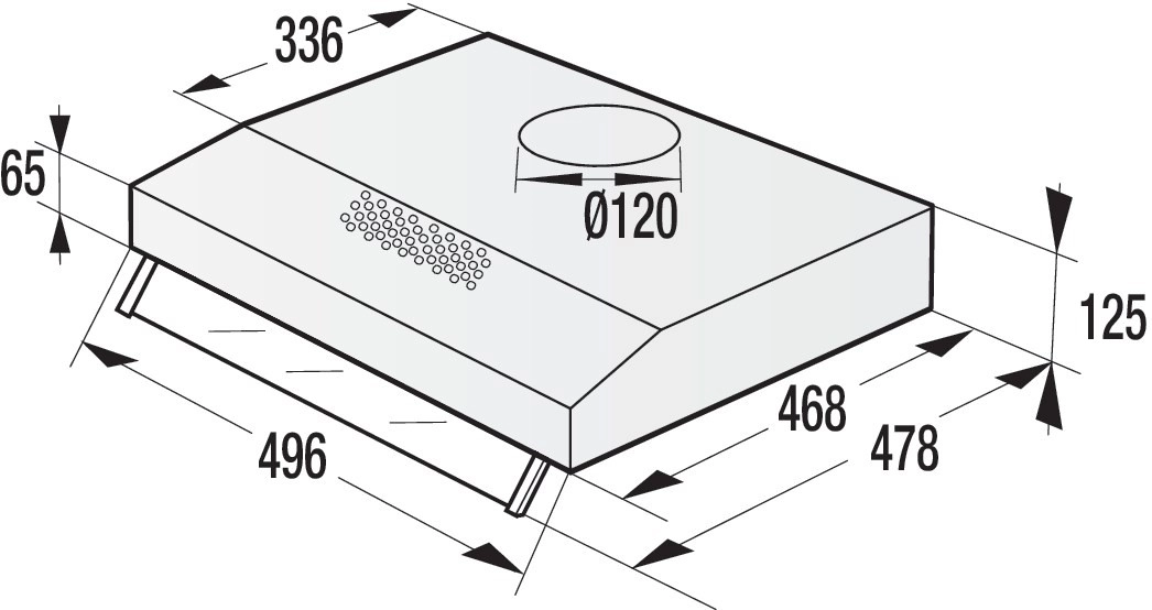 Кухонная вытяжка Gorenje WHU529EW/M