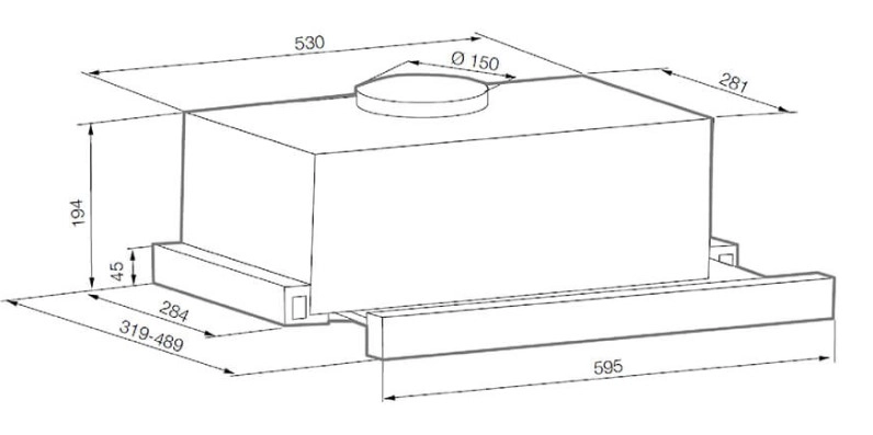 Вытяжка Graude DHF 60.0 E