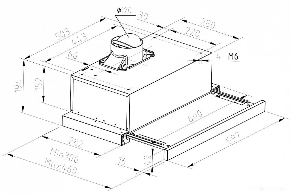 Кухонная вытяжка HAIER HVX-T671B