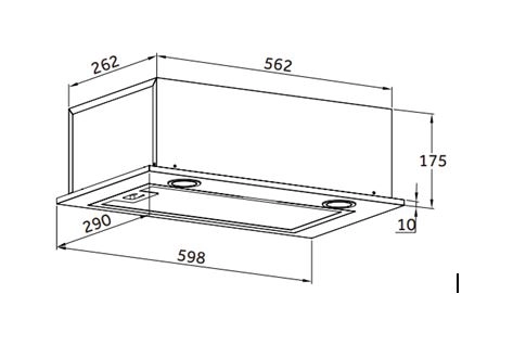 Вытяжка HOMSair Camelia Power 60RD нержавеющая сталь