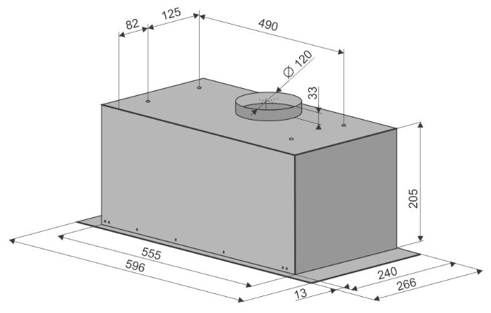 Вытяжка Konigin FlatBox 50 Inox