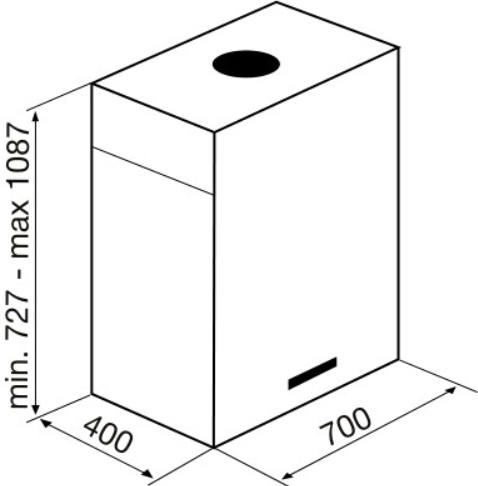 Вытяжка Korting KHA 7950 X Cube